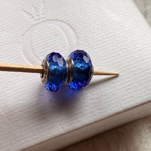 Pandora murano glass beads - set of 2